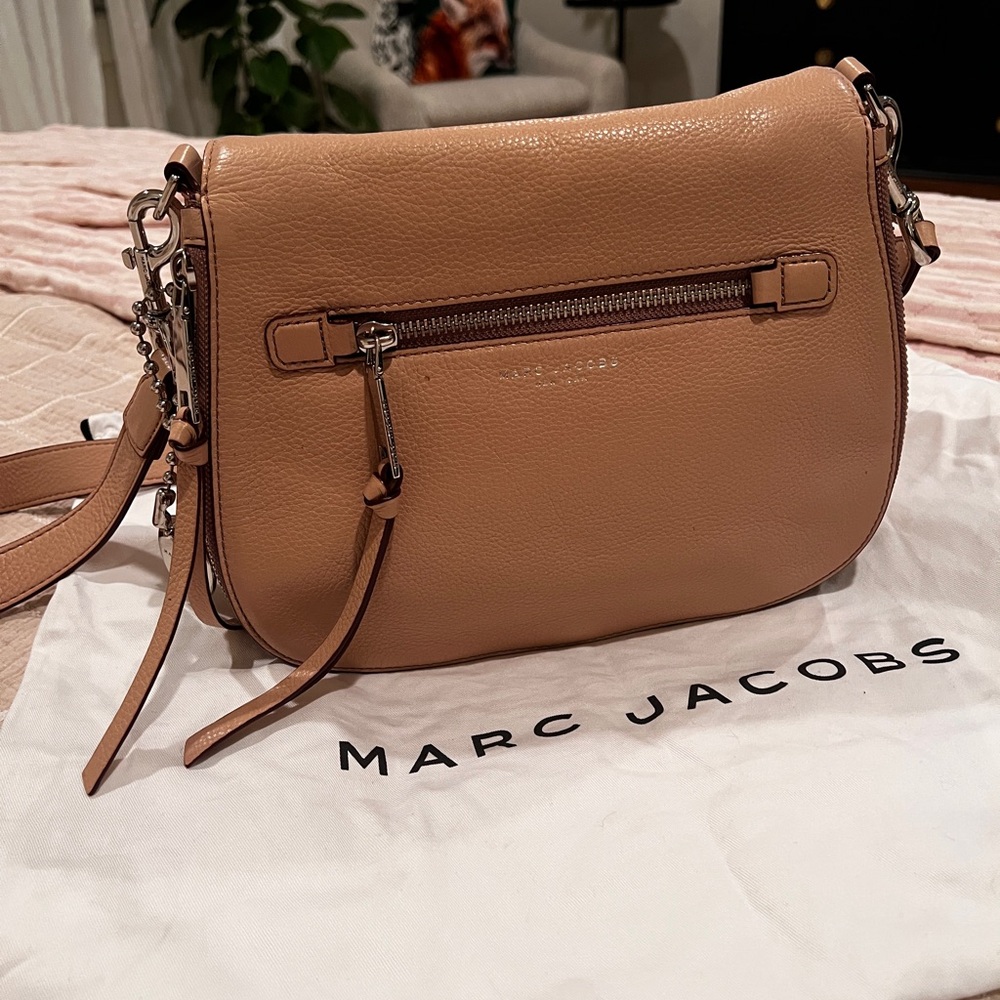 Marc Jacobs Tan Leather Crossbody Bag